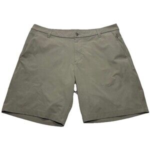 Men's Lululemon Commission Short Slim 9" *Warpstreme Size 36 Tofino Sand M7AAOS